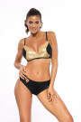 Maudymosi kostiumėlis Jasmine Nero M-625 (3) Juoda su auksine - Dviejų