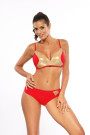 Maudymosi kostiumėlis Jasmine Venere M-625 (8) Raudona su auksine - Dv