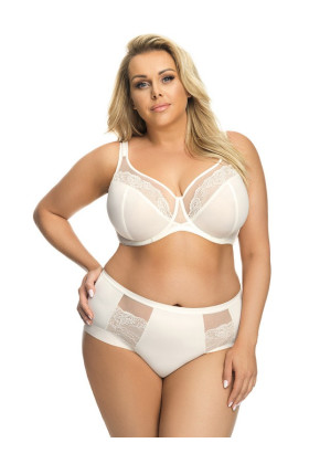 Liemenėlė Luisse K441 Ecru Grietinėlės sp. - Minkštos Liemenėlės
