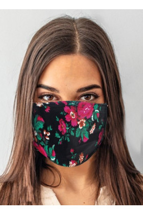 Kaukė ANS-F 113 rose Juoda - Teminiai  Kostiumai
