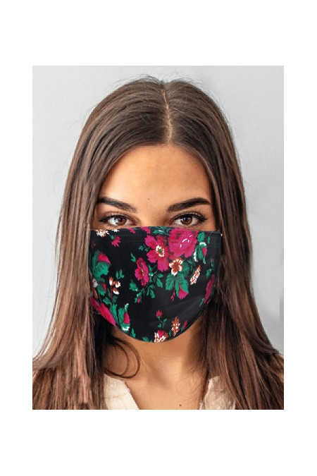 Kaukė ANS-F 113 rose Juoda - Teminiai  Kostiumai