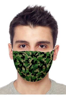 Kaukė ANS-M 110 Moro Green Žalia su juoda - Teminiai  Kostiumai