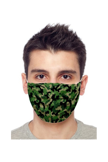 Kaukė ANS-M 110 Moro Green Žalia su juoda - Teminiai  Kostiumai