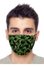 Kaukė ANS-M 110 Moro Green Žalia su juoda - Teminiai  Kostiumai
