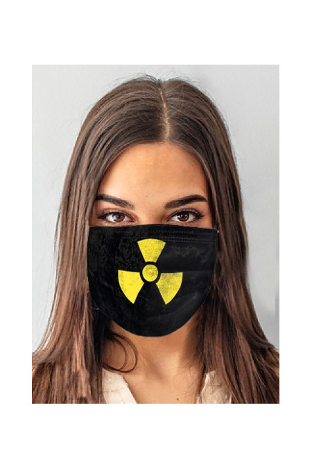 Kaukė ANS-R 112 Toxic Juoda - Teminiai  Kostiumai