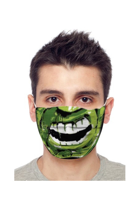 Kaukė ANS-H 109 Hulk Žalia su juoda - Teminiai  Kostiumai