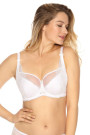 Liemenėlė Veronika 931 White Balta - Pusiau kietais kaušeliais