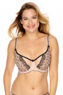 Liemenėlė Jessica 864 Pearl Flawer Perlinė - Minkštos Liemenėlės