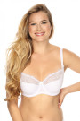 Liemenėlė Goldie 899 White Balta - Pusiau kietais kaušeliais