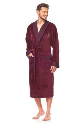 Chalatas Duke 9102 Bordo Bordo - Chalatai Vyrams