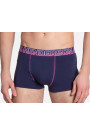 Bokseriai Luxe 38835-MLC kompl. 2 vnt Blue-Dark Rose Mėlyna su tamsia 