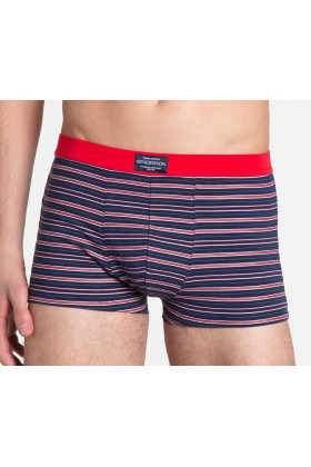 Bokseriai Devon 38831-33X Red-Blue Raudona su mėlyna - Apatiniai Šorta