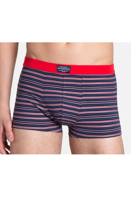 Bokseriai Devon 38831-33X Red-Blue Raudona su mėlyna - Apatiniai Šorta