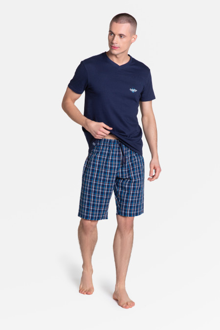 Pižama Dream 38884-59X Blue Mėlyna tamsiai - Vyriškos Pižamos
