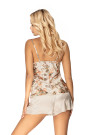 Pižama Paris 1/2 Light Beige Šviesaus smėlio - Pižamos moterims