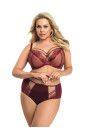 Liemenėlė Paradise K496 Bordowy Bordo - Minkštos Liemenėlės