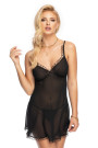 Juodi „Sadia Babydoll“ Naktinukai Juoda - Naktinukai