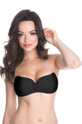 Prilipdoma Liemenėlė Wow! Bra BS-05 Juoda - Prilimpančios ir atvira nu