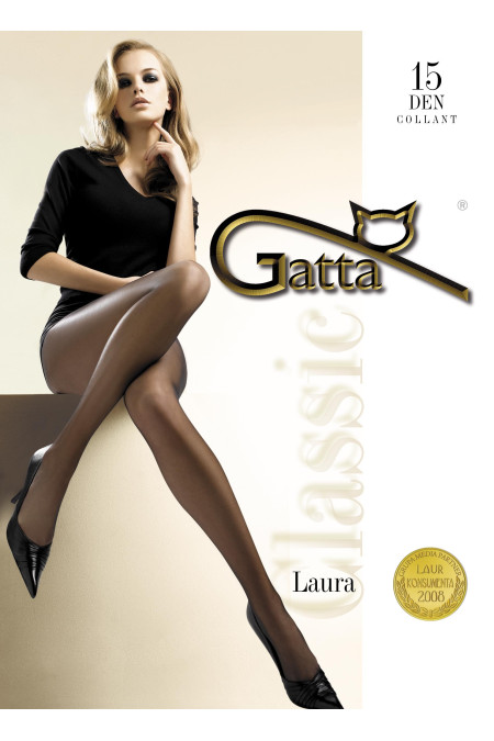 Pėdkelnės Laura 15 DEN Nero - Pėdkelnės lygios