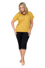 Pižama Queen 3/4 Plus Size Garstyčių - Pižamos moterims
