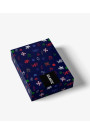 Bokseriai 2GMH-007 GIFT BOX Mėlyna tamsiai - Apatiniai Šortai