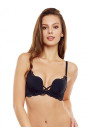 Liemenėlė Delis 36121 Juoda - Push-Up Liemenėlės