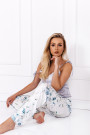 Pižama Camila Silver-Off White - Pižamos moterims