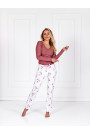 Pižama Anabelle Rose-White - Pižamos moterims