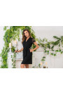 Chalatas Felicia Black Juoda - Lengvi