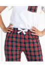 Pižama Vivienne White-Red White-Red - Pižamos moterims