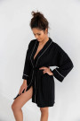 Chalatas Evita Black Black - Chalatai