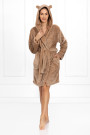 Chalatas Teddy Beige Smėlio 453 - Šilti ir Frotiniai chalatai