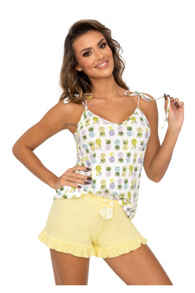 Pižama Ananas II 1/2 Yellow Geltona - Pižamos moterims
