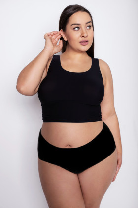 Kelnaitės Flexi-One Plus Size Maxi Juoda - Kelnaitės