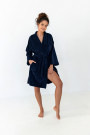 Chalatas Navy Blue Mėlyna tamsiai - Chalatai