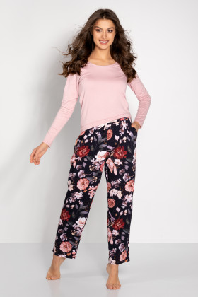 Hipoalerginė Pižama Chance Pink-Navy - Pižamos moterims