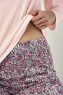 Pižama 2992 01 Pink Ribbed - Pižamos moterims