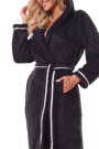 Chalatas Soft Long 2322 Juoda - Chalatai