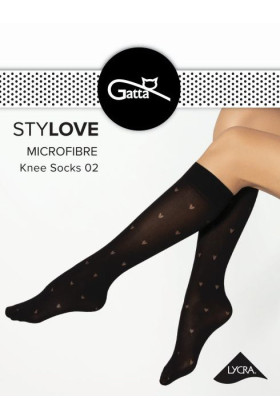 Kojinės iki kelių Stylove 40/02 Nero - Puskojinės
