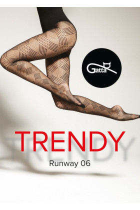 Pėdkelnės Runway 06 Nero - Pėdkelnės su raštais