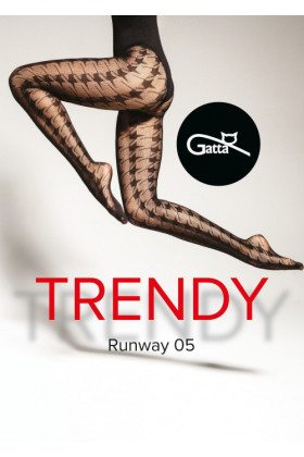 Pėdkelnės Runway 05 Nero - Pėdkelnės su raštais