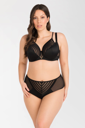 Liemenėlė Yoko K810 Juoda - Minkštos Liemenėlės