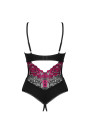 Bodis Rosenty open Juoda su rožine - Body