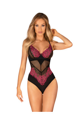 Bodis Rosenty Juoda su rožine - Body