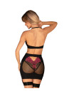 Komplektas Rosenty Top+ sijonėlis Juoda su rožine - Body