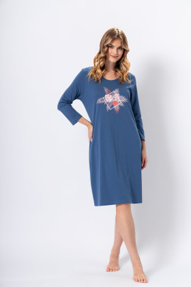 Naktiniai marškiniai Kasia 1373 Jeans - Naktinukai