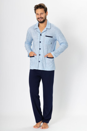 Vyriška Pižama Ambroz 196 Light Jeans - Vyriškos Pižamos