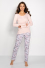 Pižama Margarita Pink-Grey - Pižamos moterims