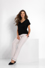 Pižama Rita Black-Beige - Pižamos moterims