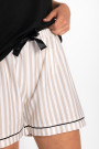 Pižama Venus Black-Beige - Pižamos moterims